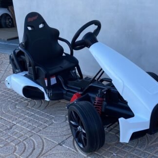 Kart eléctrico infantil color blanco Go-Kart CH9939 (SIN RC) - LE5737